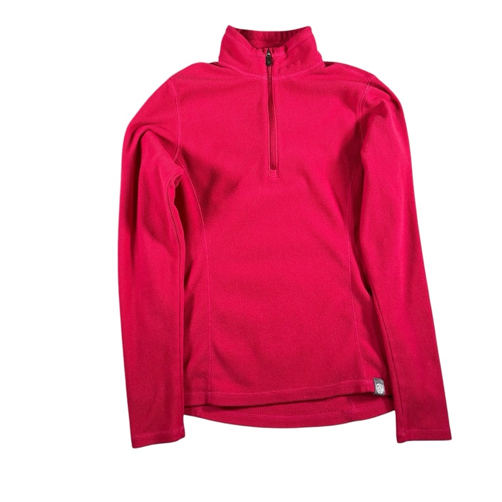 REI Co-op Women's Pink‎ Quarter Zip Long Sleeve Pullover Fleece Size Small